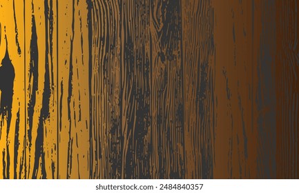 Colorful gradient grunge background. Vector background, banner, wallpaper, cover. Wood panel boards