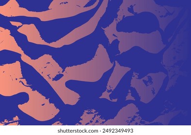 Colorful gradient grunge background. Vector background, banner, wallpaper, cover. Crumpled paper