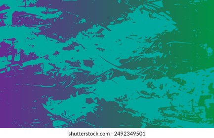 Colorful gradient grunge background. Vector background, banner, wallpaper, cover. Shabby surface