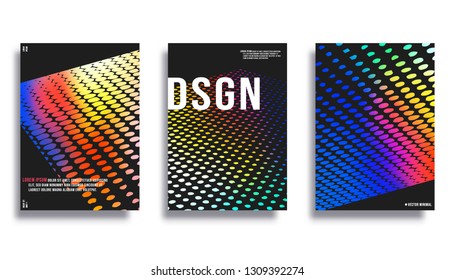 Colorful gradient halftone background for the banner, flyer, poster, cover brochure or other printing products. Vector illustration.