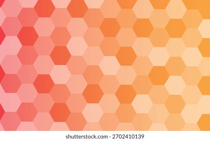 Diseño colorido del patrón del hexágono del gradiente.