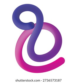 A colorful gradient infinity symbol