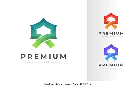 Farbverlauf-Islamisches Logo-Design, Vektorgrafik-Vorlage für Ihr Unternehmen