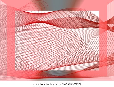 Colorful gradient line abstract background vector eps10 illustration, multicolored bright waved smoke backdrop