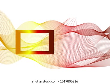 Colorful gradient line abstract background vector eps10 illustration, multicolored bright waved smoke backdrop