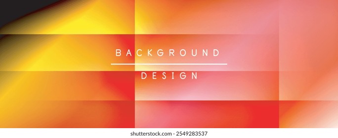 Colorful gradient with lines made of shadow and light. Creative background