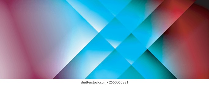 Gradiente colorido con líneas hechas de sombra y luz. Fondo creativo