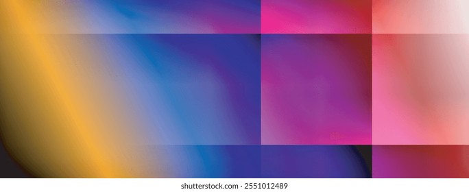 Colorful gradient with lines made of shadow and light. Creative background