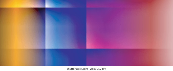 Colorful gradient with lines made of shadow and light. Creative background