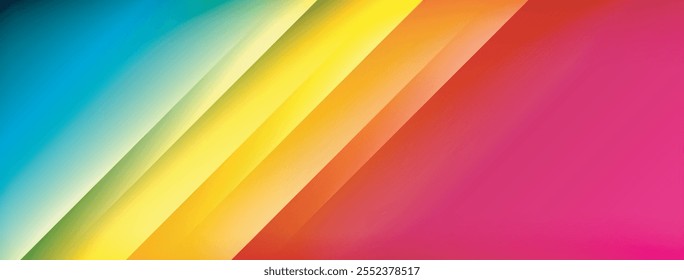 Gradiente colorido con líneas hechas de sombra y luz. Fondo creativo