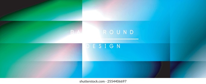 Colorful gradient with lines made of shadow and light. Creative background