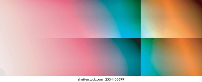 Colorful gradient with lines made of shadow and light. Creative background