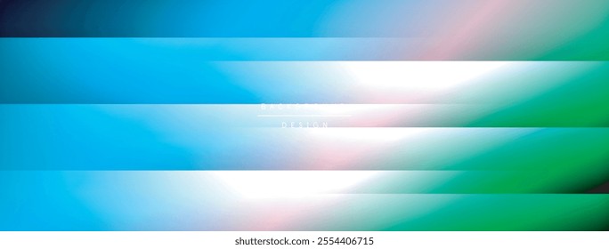 Colorful gradient with lines made of shadow and light. Creative background