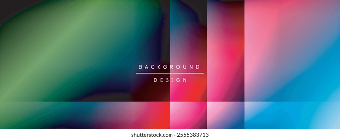 Colorful gradient with lines made of shadow and light. Creative background