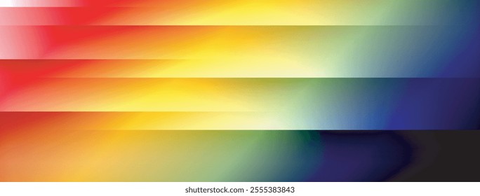 Colorful gradient with lines made of shadow and light. Creative background