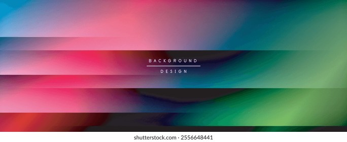 Colorful gradient with lines made of shadow and light. Creative background