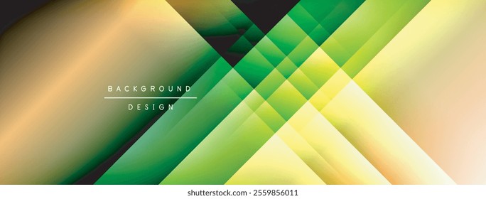 Colorful gradient with lines made of shadow and light. Creative background