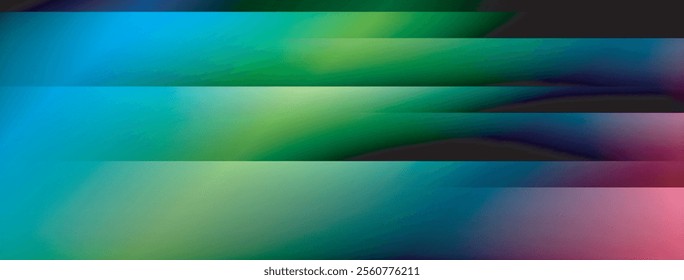 Colorful gradient with lines made of shadow and light. Creative background