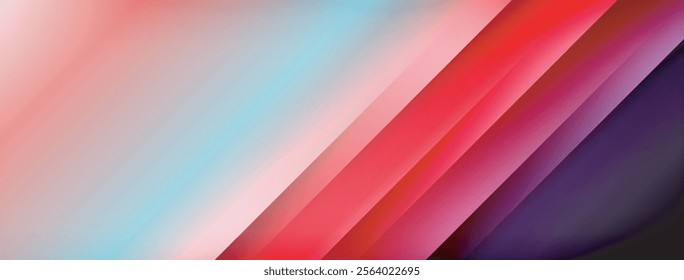 Colorful gradient with lines made of shadow and light. Creative background