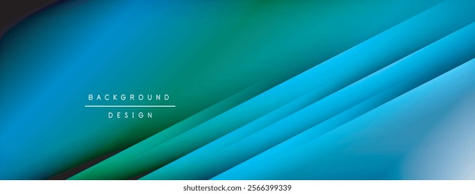 Colorful gradient with lines made of shadow and light. Creative background