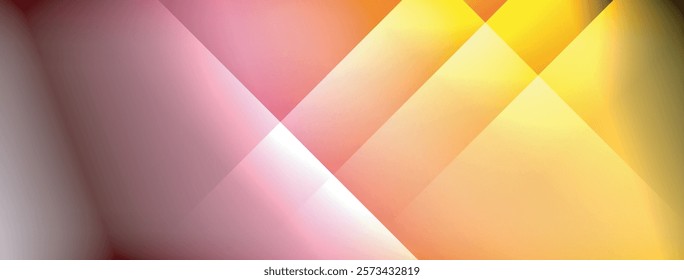 Colorful gradient with lines made of shadow and light. Creative background