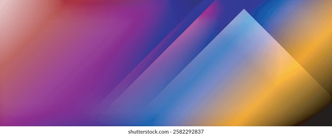 Colorful gradient with lines made of shadow and light. Creative background