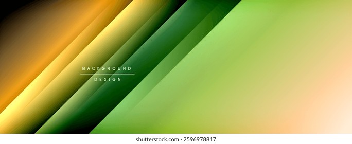 Colorful gradient with lines made of shadow and light. Creative background