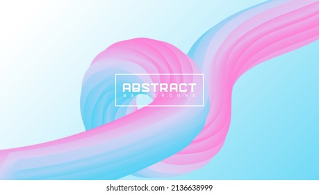 Colorful gradient liquid abstract background Premium Vector
