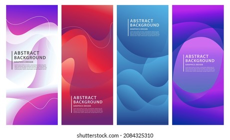 colorful gradient liquid shape Abstract background for business
