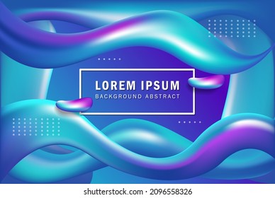 colorful gradient liquid shape Abstract background for business
