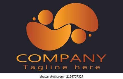 Colorful Gradient Logo Design Vector Illustration for business.