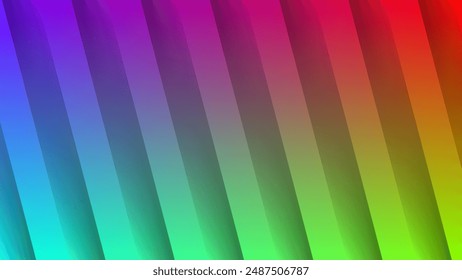 Colorful gradient mesh abstract background with crooked bar nice for wallpaper or banner