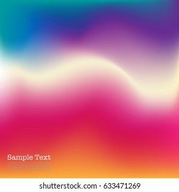 Colorful Gradient Mesh Abstract Background. 