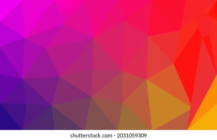 Colorful gradient mesh abstract lowpoly design. fit for background or wallpaper.