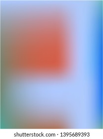 Colorful gradient mesh attractive background for mobile phone. Interesting splash and spreading spot. Vector illustration invite. Blue colorful background for smartphones and electronic tablets.