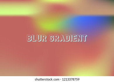 Colorful gradient mesh background. Abstract blurred smooth image. Smooth blend banner template. Iridescent holographic wallpaper, frame, banner. Funky gradient texture vector illustration