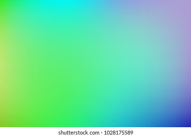 Colorful gradient mesh background in bright colors. Abstract blurred smooth vector illustration.