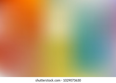 Colorful gradient mesh background in bright colors. Abstract blurred smooth vector illustration.