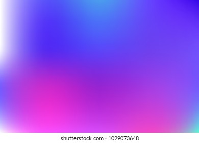 Colorful gradient mesh background in bright colors. Abstract blurred smooth vector illustration.