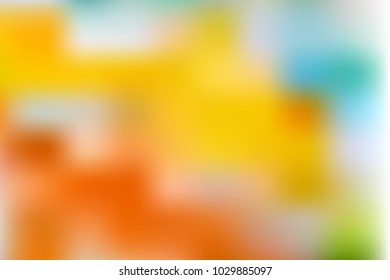 Colorful gradient mesh background in bright colors. Abstract blurred smooth vector illustration.