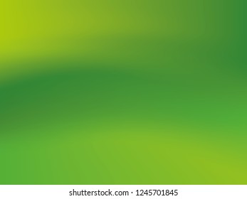 Colorful gradient mesh background in bright green colors. Abstract blurred smooth image. Easy editable soft colored vector illustration in EPS8 without transparency.
