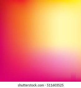 Colorful gradient mesh background in bright rainbow colors. Abstract smooth blurred texture. Easy editable soft colored eps8 vector illustration without transparency.