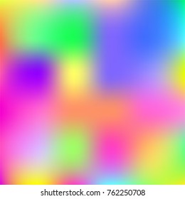 Colorful gradient mesh background in bright multicolored, Abstract blurred smooth image, Easy editable soft colored vector illustration.