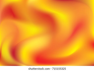Colorful gradient mesh background in hot tone color, vector, illustration.