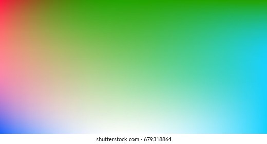 Colorful gradient mesh background in rainbow colors. Abstract blurred smooth image. Smooth blend banner template. It can use as wallpaper.