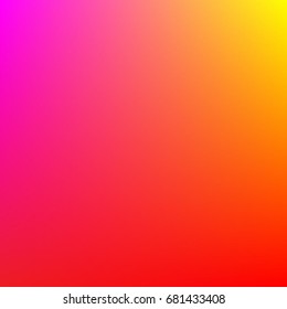Colorful gradient mesh background in rainbow colors. Abstract blurred smooth image. Smooth blend banner template. It can use as wallpaper.