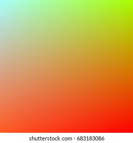 Colorful gradient mesh background in rainbow colors. Abstract blurred smooth image. Smooth blend banner template. It can use as wallpaper.