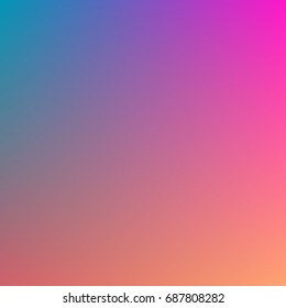 Colorful gradient mesh background in rainbow colors. Abstract blurred smooth image. Smooth blend banner template. It can use as wallpaper.