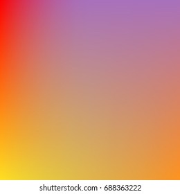 Colorful gradient mesh background in rainbow colors. Abstract blurred smooth image. Smooth blend banner template. It can use as wallpaper.