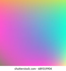 Colorful gradient mesh background in rainbow colors. Abstract blurred smooth image. Smooth blend banner template. It can use as wallpaper.